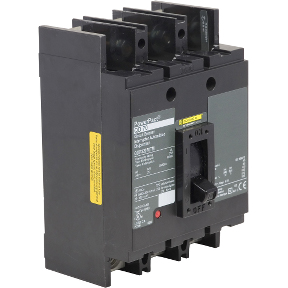 Schneider Electric Molded Case Circuit Breaker; 3-Pole; 80A; 240VAC; 25kA @ 240VAC; Studs w/ Nuts; Washers (Line) / Lugs (Load); UL 489